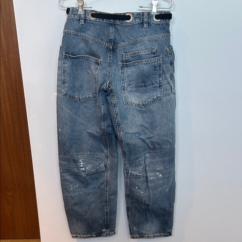 Free People moxie barrel jean sz 24 - Picture 4 of 5